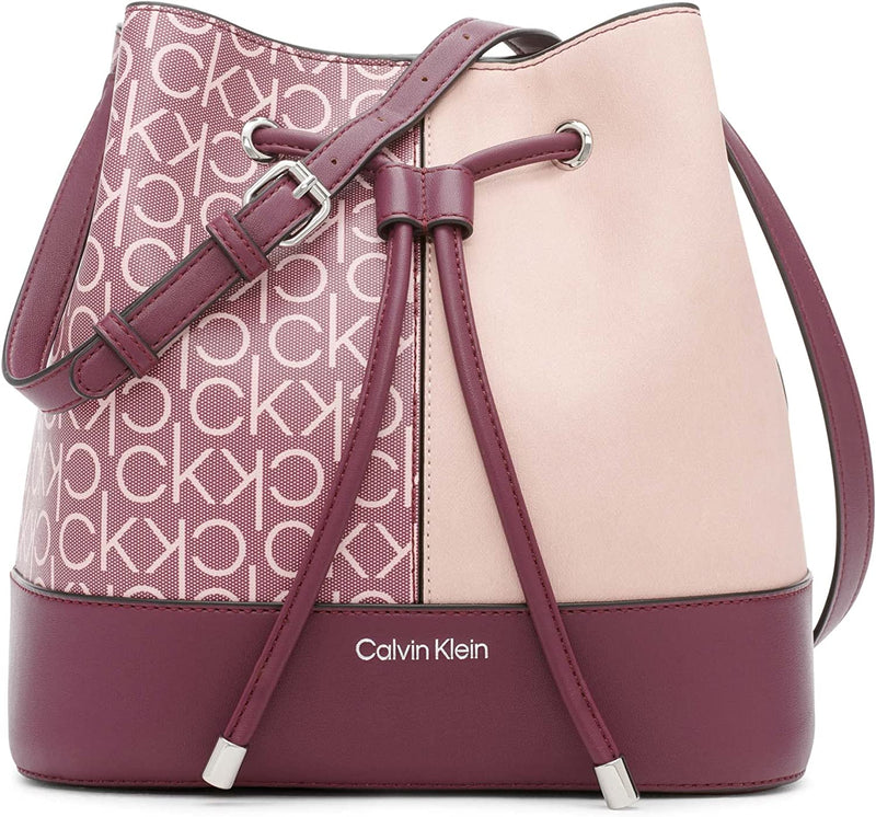 Calvin Klein signature crossbody bag in pink