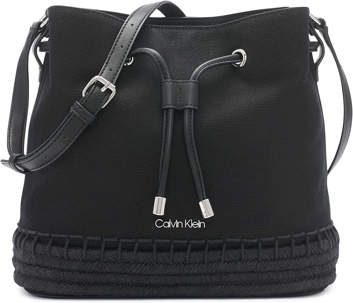 Calvin Klein Womens Gabrianna Novelty Bucket Shoulder Bag Annabella Creations 